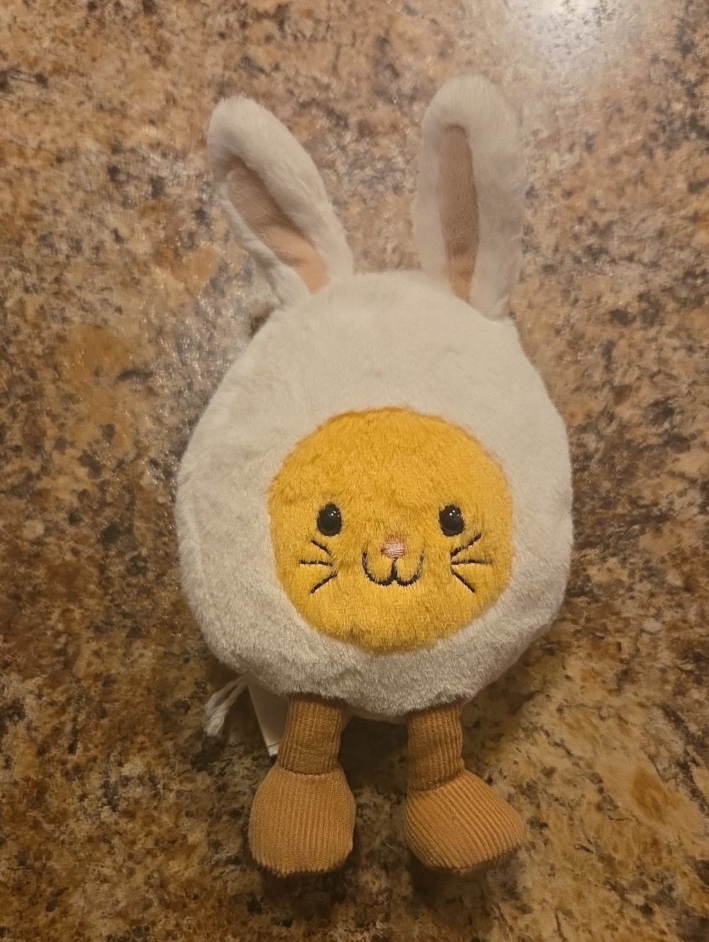 Jellycat  Bunny Egg Plush with Yellow Face